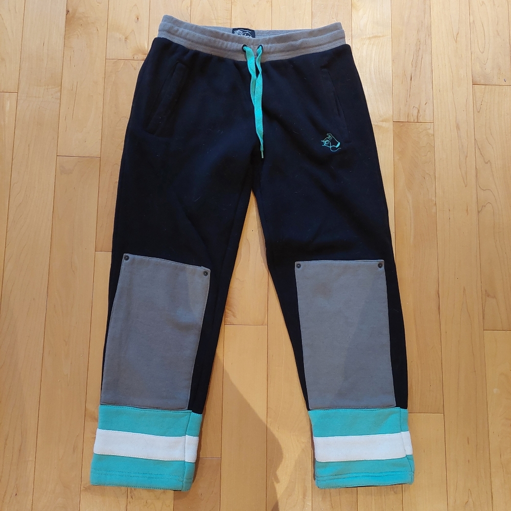 Fire Force Steady Hands Sweatpants Black, Grey, Blue